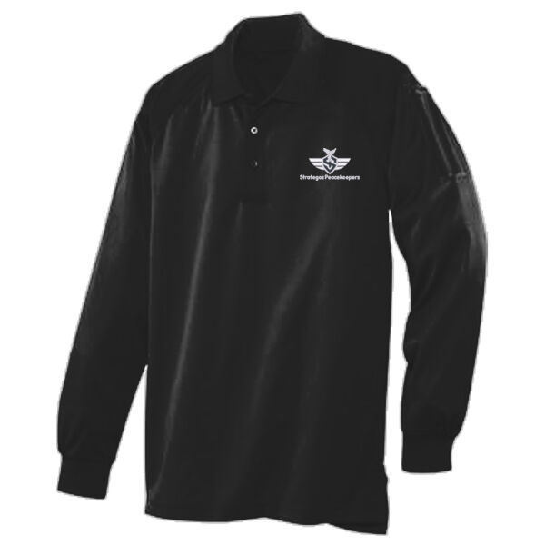 Embroidered Strategos Peacekeepers - Select Long Sleeve Snag Proof Tactical Polo Thumbnail
