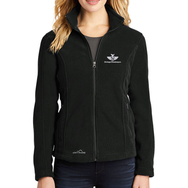 Embroidered Strategos Peacekeepers - Women's Full Zip Fleece Jacket Thumbnail
