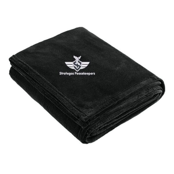 Embroidered Strategos Peacekeepers - Oversized Ultra Plush Blanket Thumbnail