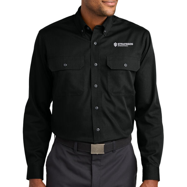 Embroidered Strategos Main - Long Sleeve Select Ripstop Shirt Thumbnail