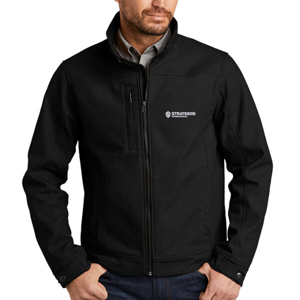 Embroidered Strategos Main - Duck Bonded Soft Shell Jacket Thumbnail